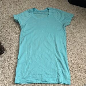 lululemon athletica Short Sleeve Tee - Aqua Blue